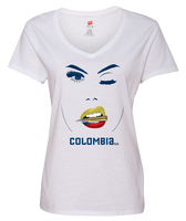 Colombia Flag Design - Lips