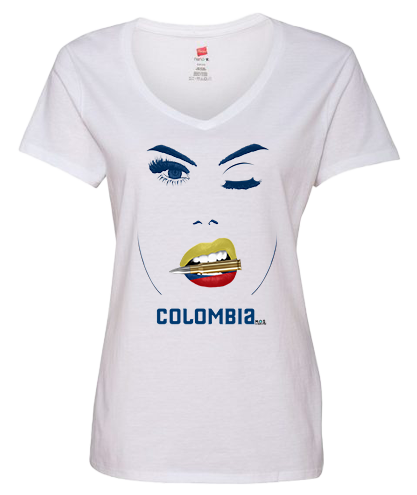 Colombia Flag Design - Lips