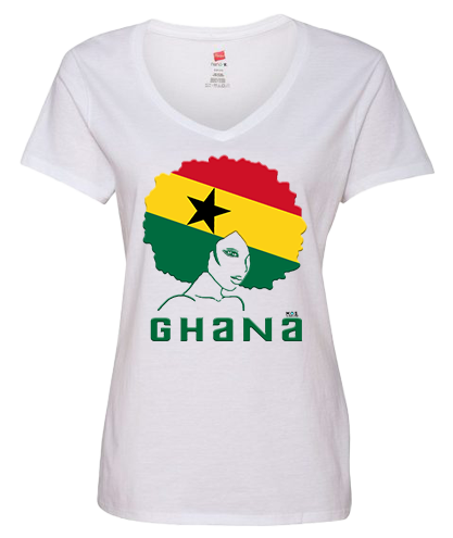 Ghana Flag Design - Hair