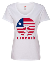 Liberia Flag Design - Hair