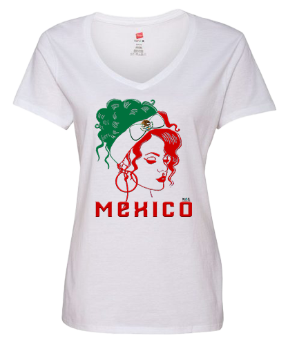 Mexico Flag Design - Hair