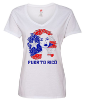 Puerto Rico Flag Design - Hair