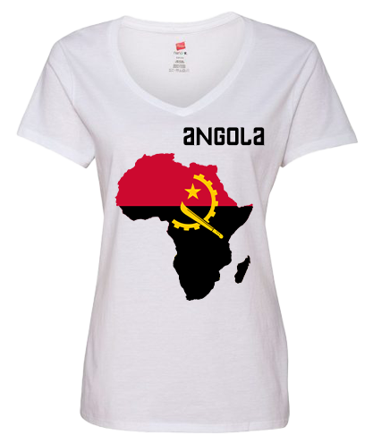 Women Angola Short Sleeve T-Shirt