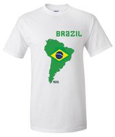 Men Brazil Short Sleeve T-Shirt