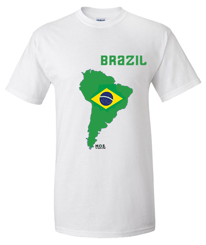 Men Brazil Short Sleeve T-Shirt