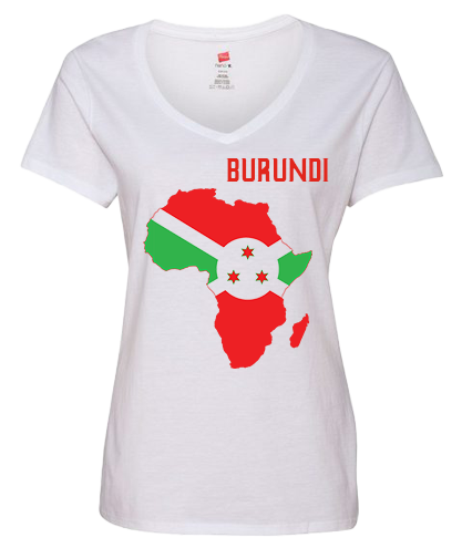Women Burundi Short Sleeve T-Shirt