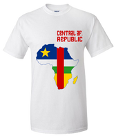 Men Central African Republic Short Sleeve T-Shirt