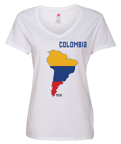 Women Colombia Short Sleeve T-Shirt