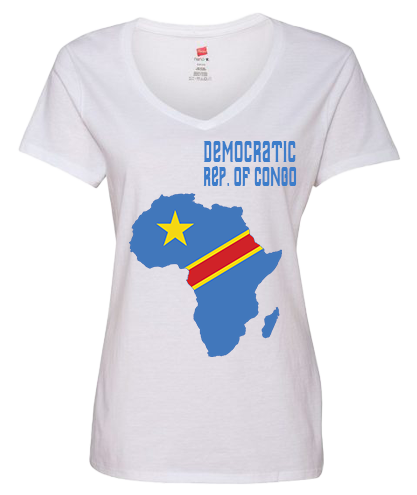 Women Dem. Rep. of Congo Short Sleeve T-Shirt