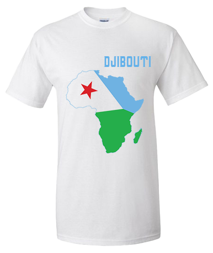 Men Djibouti Short Sleeve T-Shirt