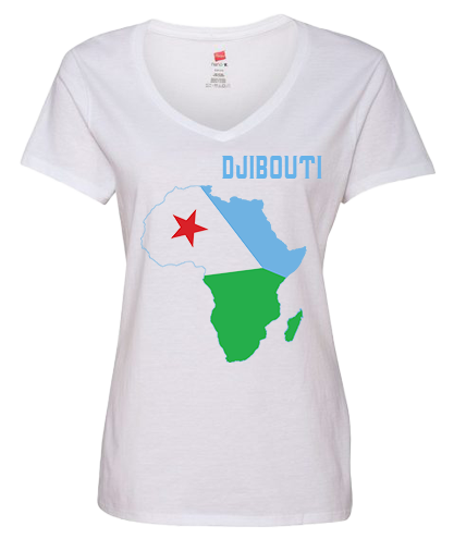 Women Djibouti Short Sleeve T-Shirt