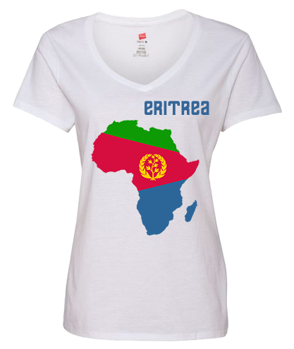 Women Eritrea Short Sleeve T-Shirt