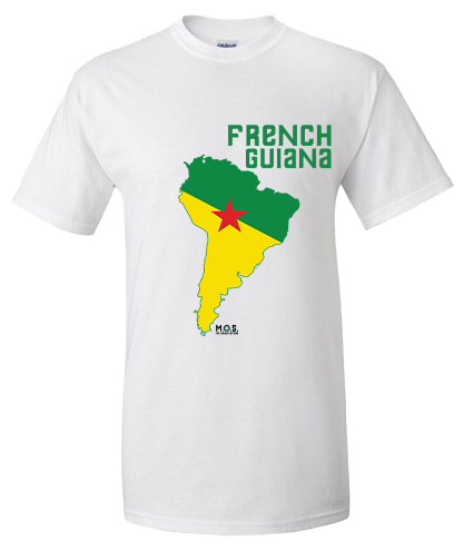 Men French Guiana Short Sleeve T-Shirt