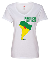 Women French Guiana Short Sleeve T-Shirt