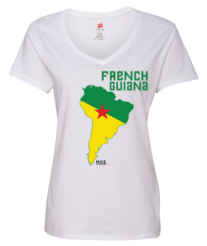 Women French Guiana Short Sleeve T-Shirt