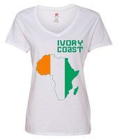 Women Ivory Coast Short Sleeve T-Shirt