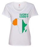 Women Ivory Coast Short Sleeve T-Shirt