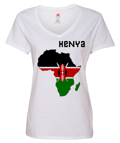 Women Kenya Short Sleeve T-Shirt