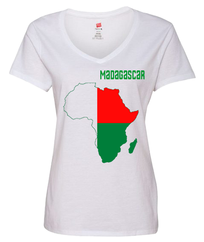 Women Madagascar Short Sleeve T-Shirt