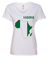 Women Nigeria Short Sleeve T-Shirt