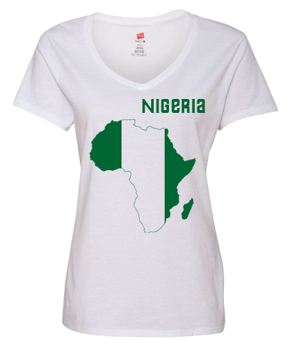 Women Nigeria Short Sleeve T-Shirt