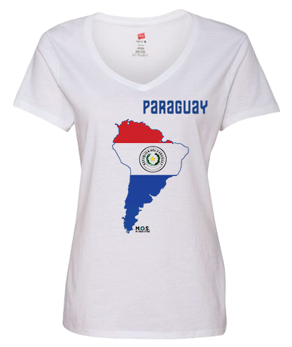 Women Paraguay Short Sleeve T-Shirt