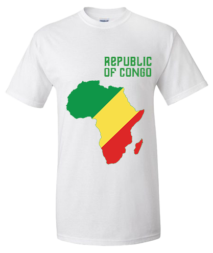 Men Republic of Congo Short Sleeve T-Shirt