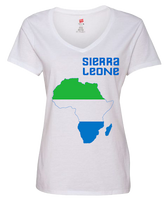 Women Sierra Leone Short Sleeve T-Shirt