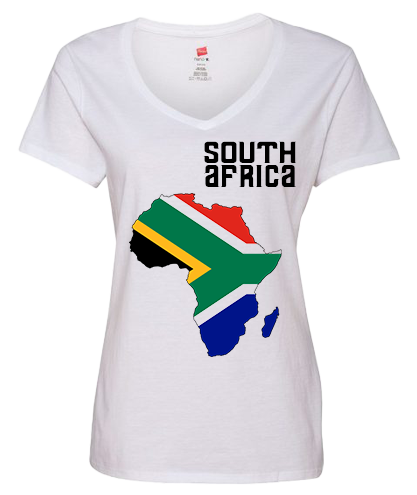 Women South Africa Short Sleeve T-Shirt