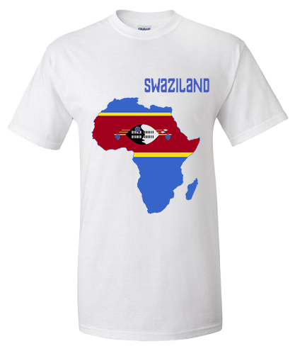 Men Swaziland Short Sleeve T-Shirt