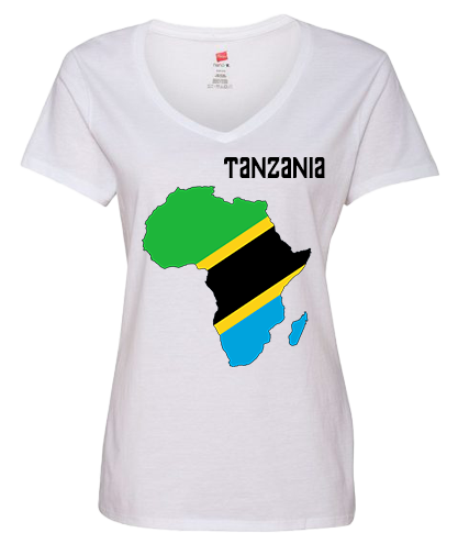 Women Tanzania Short Sleeve T-Shirt