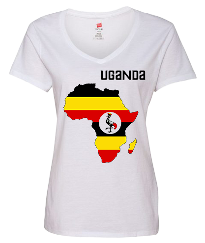 Women Uganda Short Sleeve T-Shirt