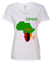 Women Zambia Short Sleeve T-Shirt