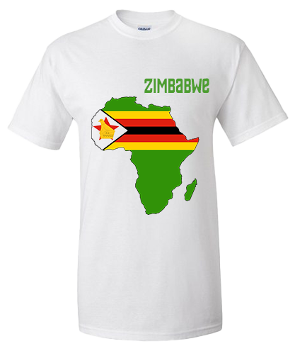 Men Zimbabwe Short Sleeve T-Shirt
