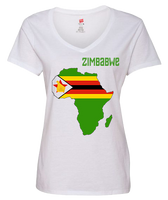 Women Zimbabwe Short Sleeve T-Shirt